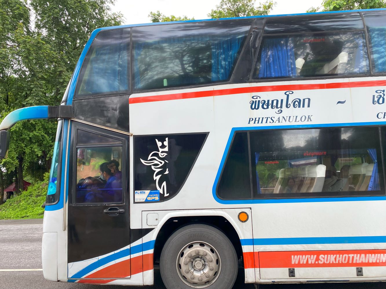 From Sukhothai to Chiang Mai by bus