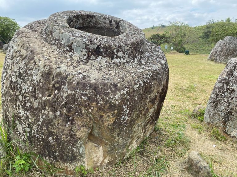 Visiting the Plain of Jars, Phonsavan, Laos