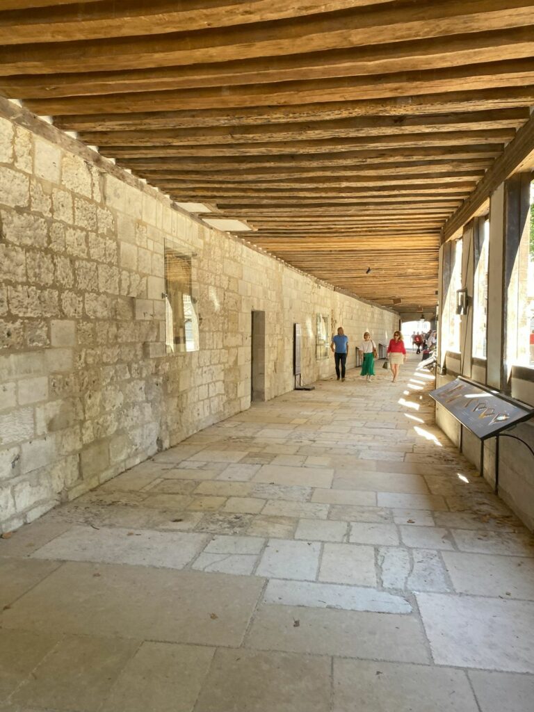 The Aitre Saint Maclou, historically used as a cemetery, now an arts school.