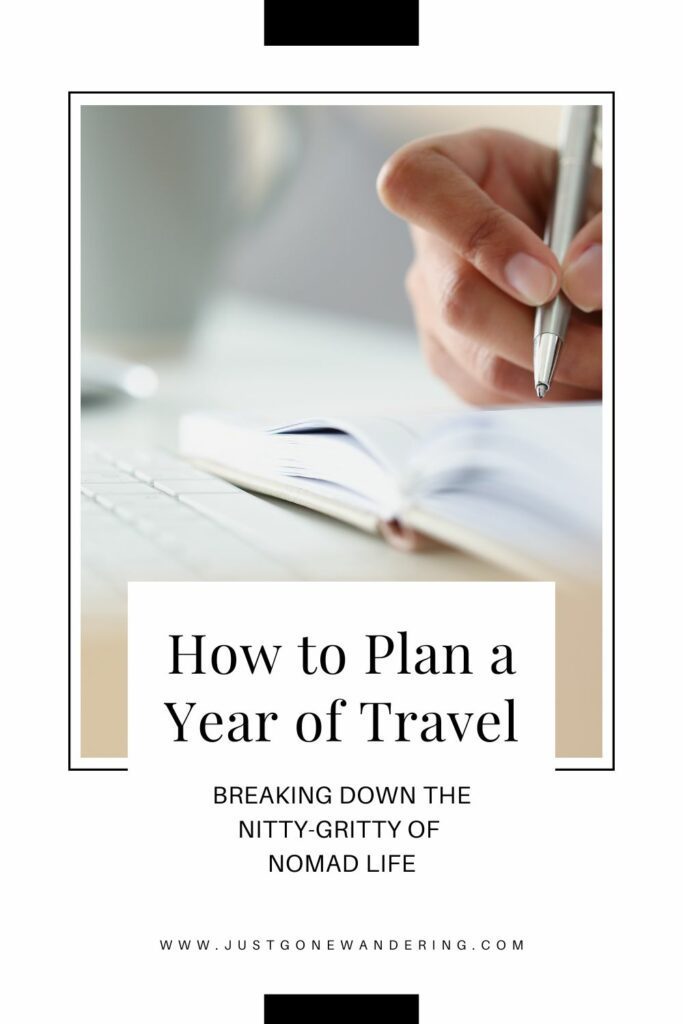 How to plan a year of travel